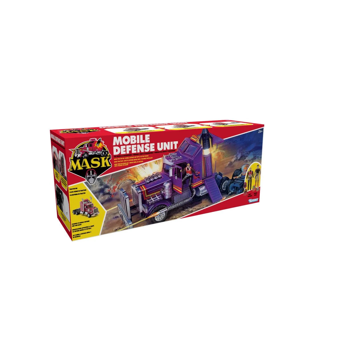 M.A.S.K. Mobile Defense Unit Vehicle with Matt Trakker & Bruce Sato Action Figures - view 2
