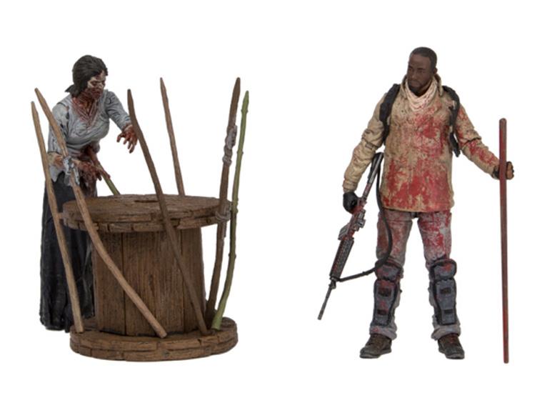 The Walking Dead Deluxe Box Set - Morgan With Walker & Trap