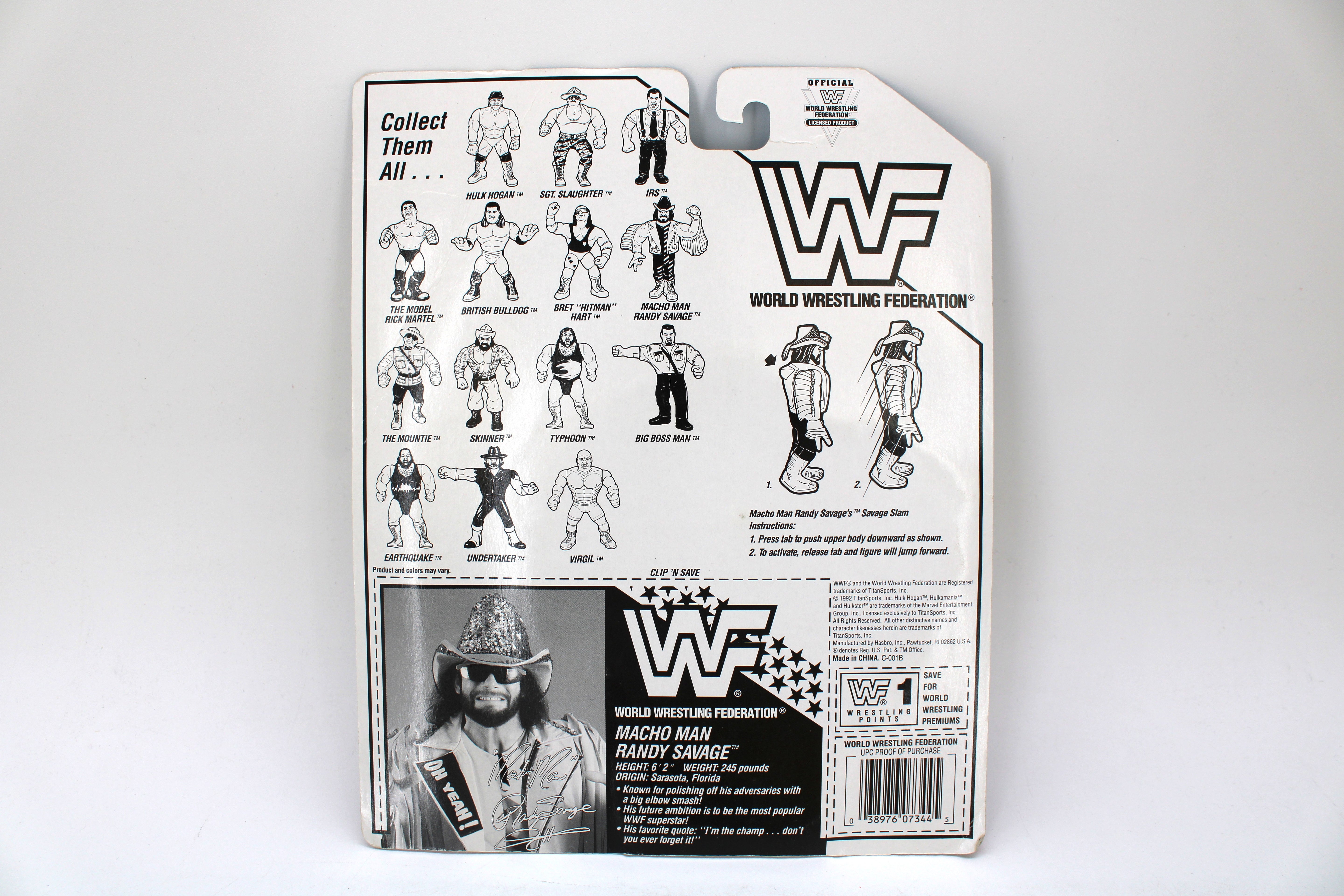 WWF Macho Man Randy Savage Action Figure (1992) - view 2