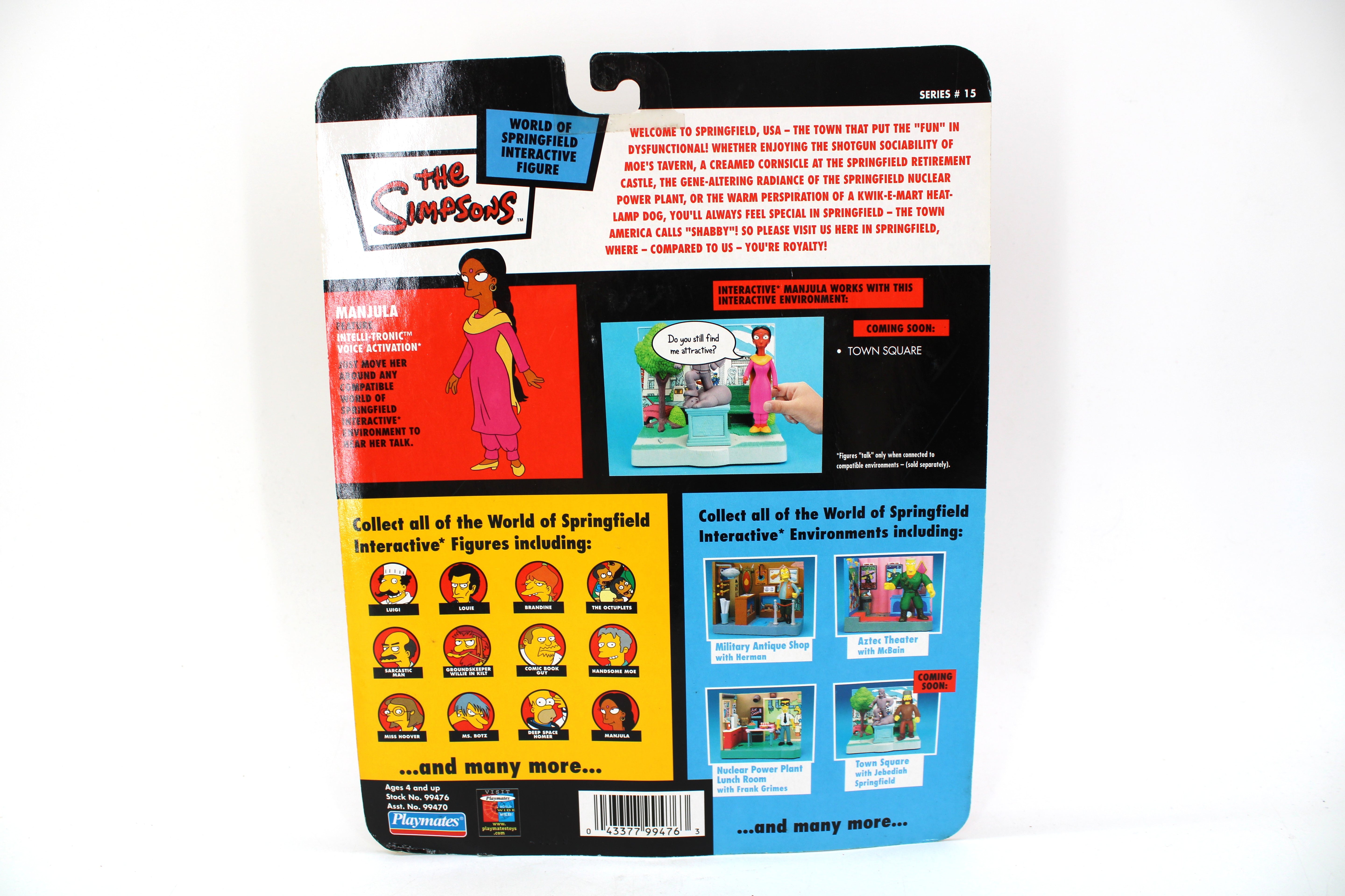 The Simpsons: World of Springfield Manjula Action Figure (2003 Playmates Toys) - view 2