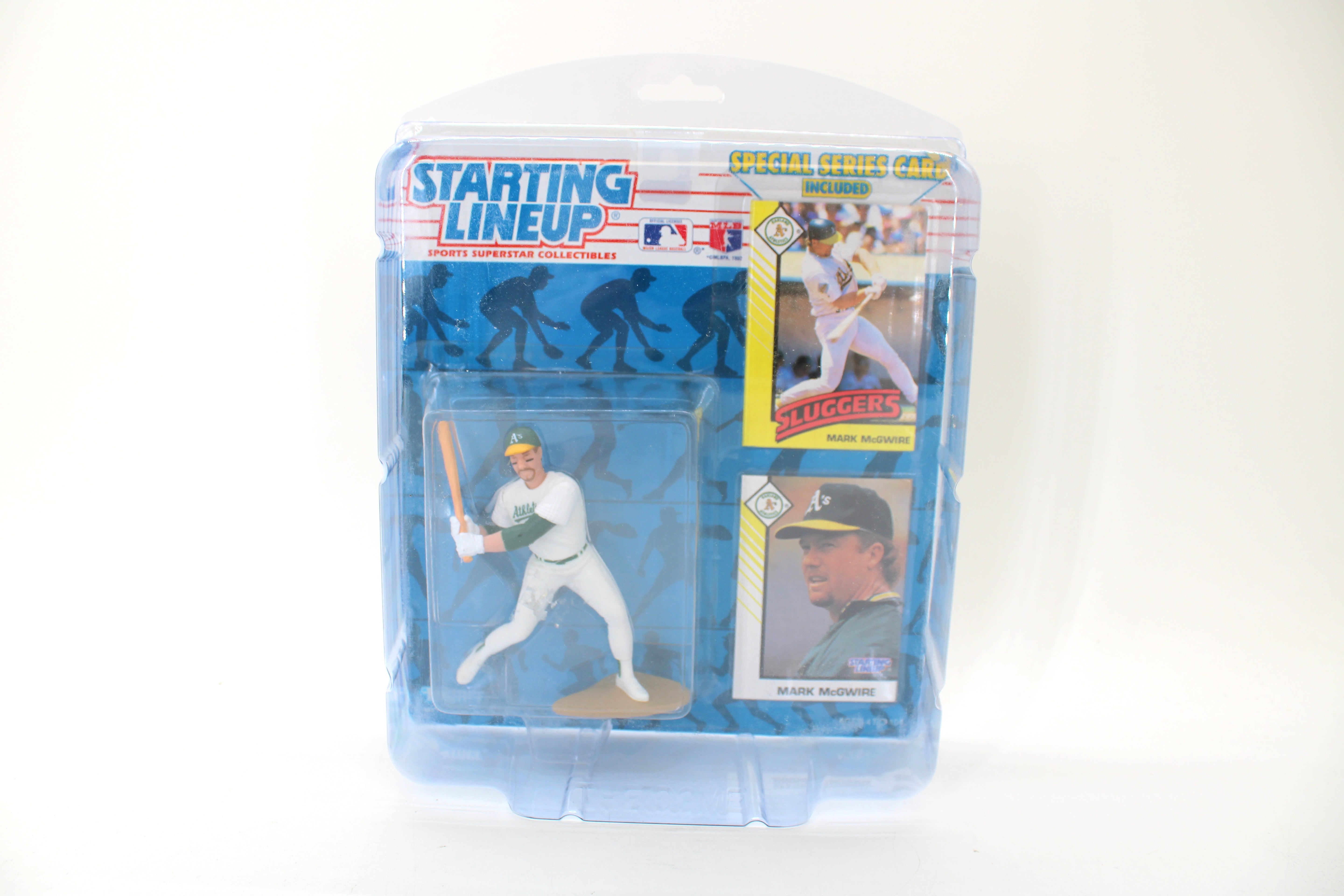 Starting Lineup Mark McGwire with Special Series Card Action Figure (1993 Kenner) - view 6