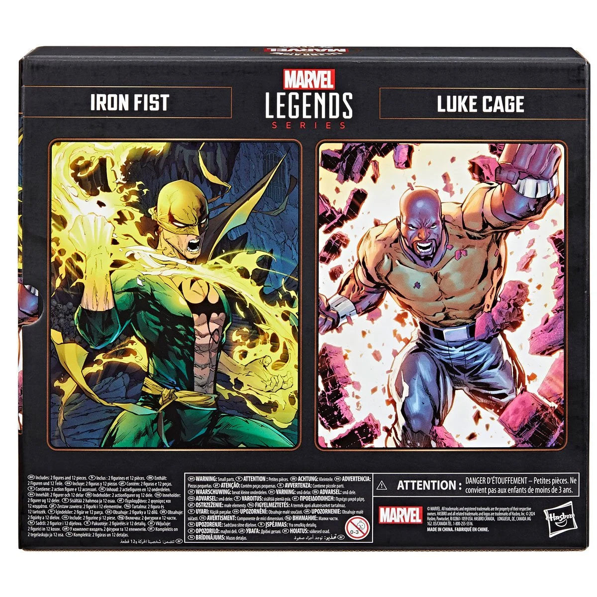 Marvel Legends Series: Iron Fist and Luke Cage 85th Anniversary Comics Action Figures