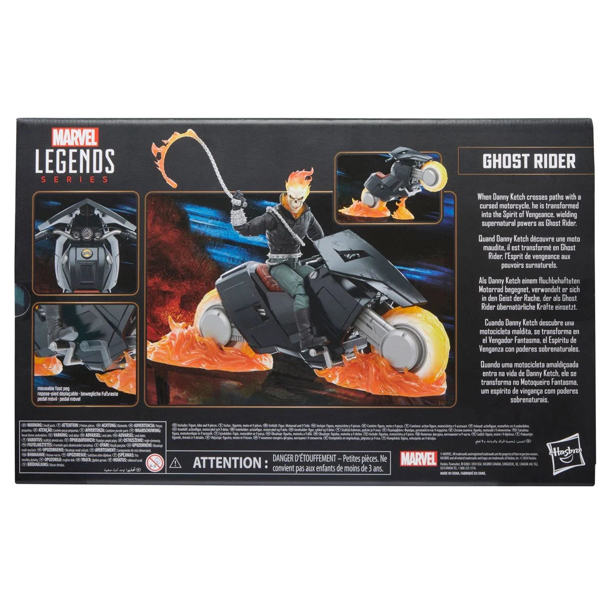 Marvel Legends Series: Ghost Rider (Danny Ketch) with Motorcycle Action Figure
