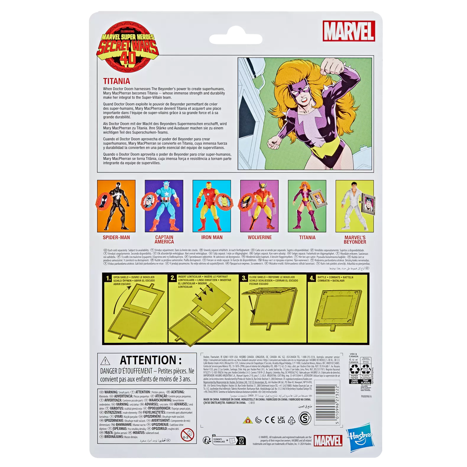 Secret Wars Marvel Legends Titania 6-Inch Action Figure