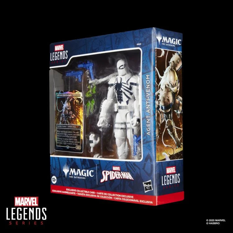 Marvel Legends Agent Anti-Venom Action Figure with Exclusive Magic The Gathering Promo Card
