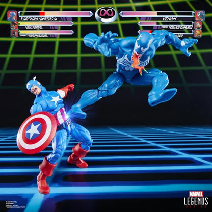 Captain America vs. Venom Marvel Legends Gamerverse Action Figure Two-Pack