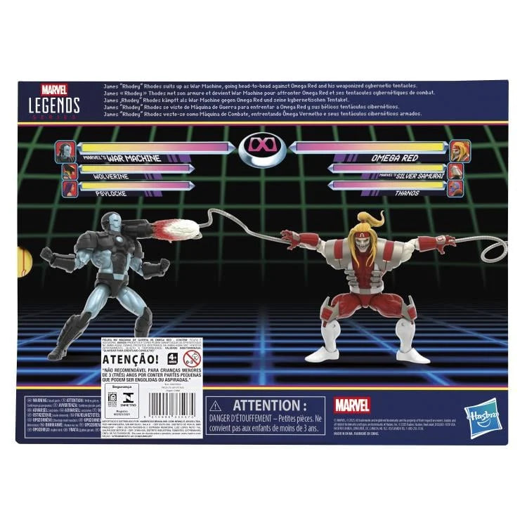 Marvel Legends Gamerverse War Machine vs. Omega Red Action Figure Two-Pack - view 14