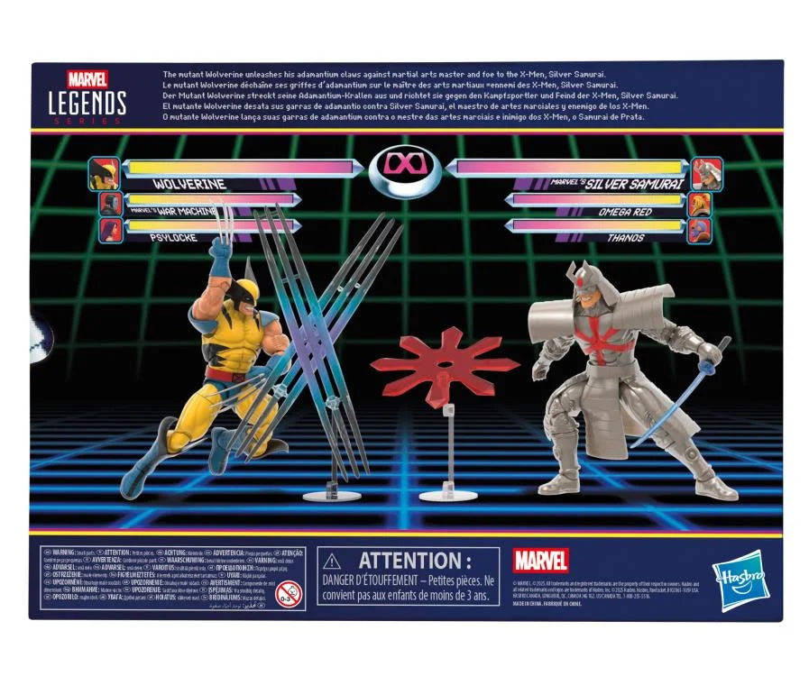 Wolverine vs. Silver Samurai Marvel Legends Gamerverse Action Figure Two-Pack