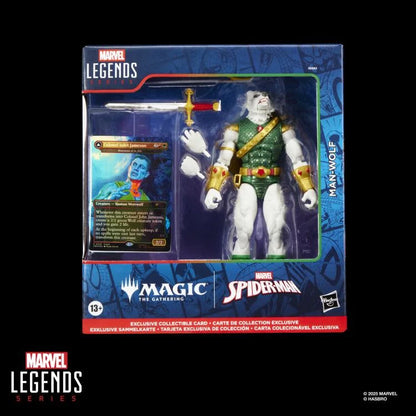 Marvel Legends Man-Wolf Action Figure with Exclusive Magic: The Gathering Promo Card