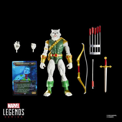 Marvel Legends Man-Wolf Action Figure with Exclusive Magic: The Gathering Promo Card