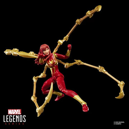 Marvel Legends Mary Jane Watson (Iron Spider) Action Figure with Exclusive Magic: The Gathering Promo Card