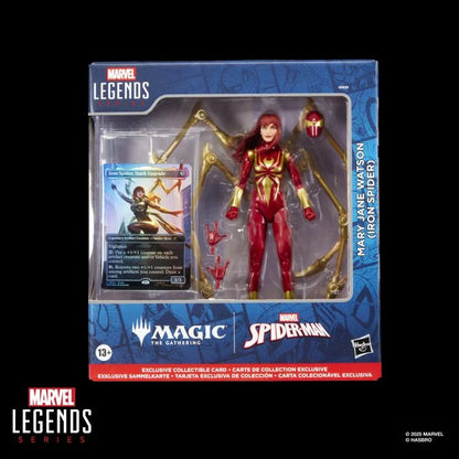 Marvel Legends Mary Jane Watson (Iron Spider) Action Figure with Exclusive Magic: The Gathering Promo Card