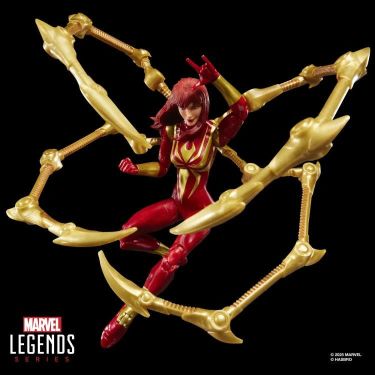 Marvel Legends Mary Jane Watson (Iron Spider) Action Figure with Exclusive Magic: The Gathering Promo Card