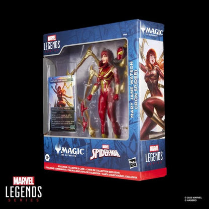 Marvel Legends Mary Jane Watson (Iron Spider) Action Figure with Exclusive Magic: The Gathering Promo Card