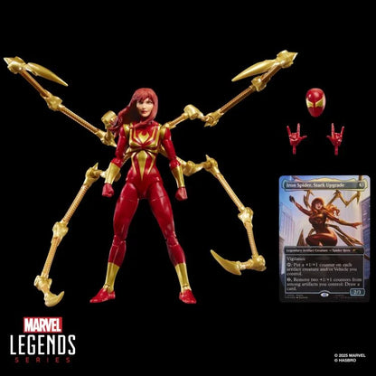 Marvel Legends Mary Jane Watson (Iron Spider) Action Figure with Exclusive Magic: The Gathering Promo Card