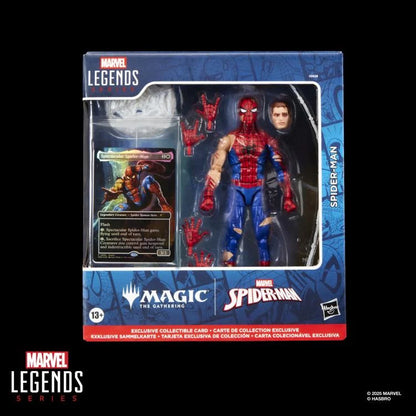 Marvel Legends Spider-Man Action Figure with Exclusive Magic The Gathering Promo Card