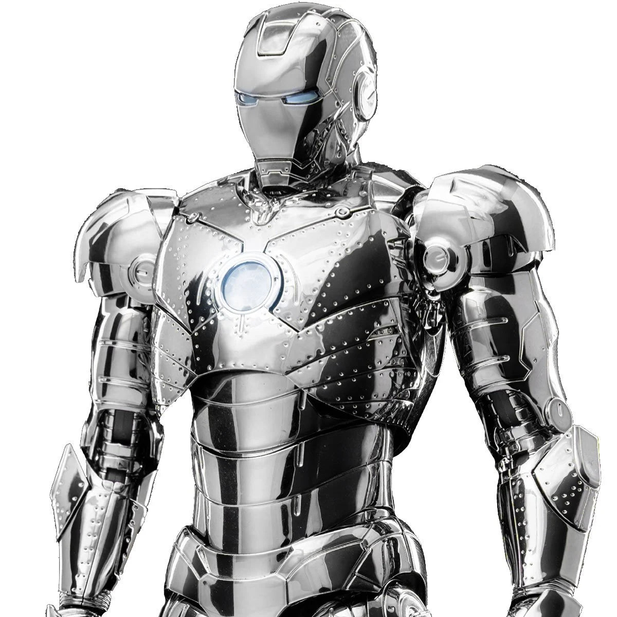 Marvel: The Infinity Saga DLX Iron Man Mark 2 (Chrome Edition) 1/12 Scale Action Figure - view 12
