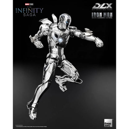 Marvel: The Infinity Saga DLX Iron Man Mark 2 (Chrome Edition) 1/12 Scale Action Figure - view 8