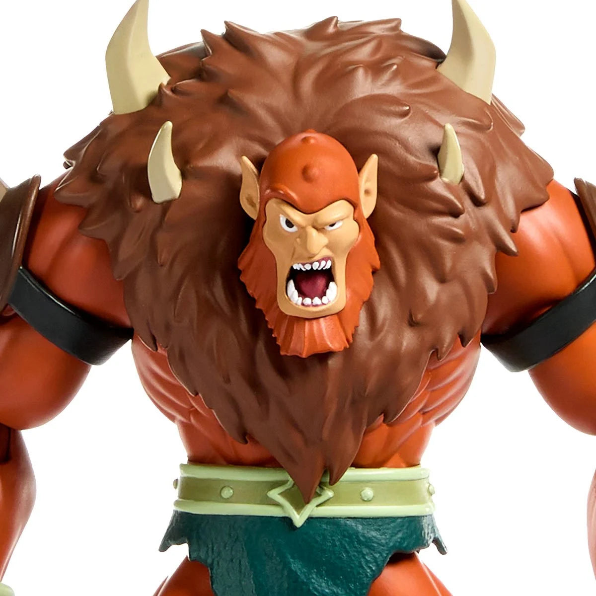 Masters of the Universe Origins Beast Man 200X Deluxe figure articulation detail view