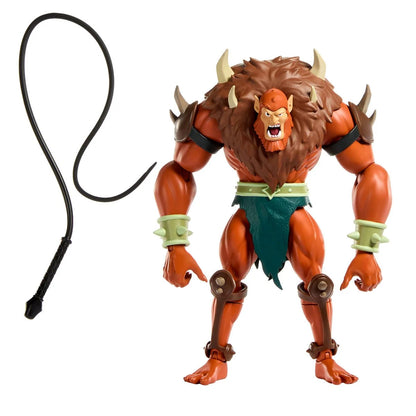 Masters of the Universe Origins Deluxe Beast Man 200X figure articulation and detail close-up