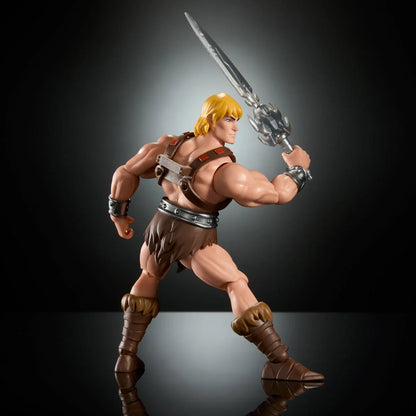 Masters of the Universe Origins He-Man 200X action figure back view on retro card