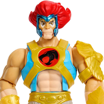 Masters of the Universe x ThunderCats Origins Lion-O Version 2 action figure on retro card packaging