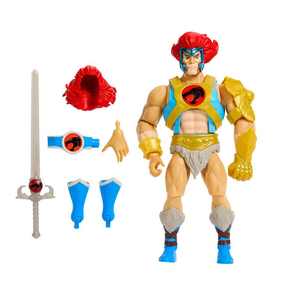 Masters of the Universe x ThunderCats Lion-O Version 2 figure close-up with Sword of Omens