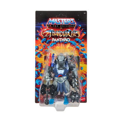 Masters of the Universe x ThunderCats Origins Panthro Version 2 figure detail view with accessories
