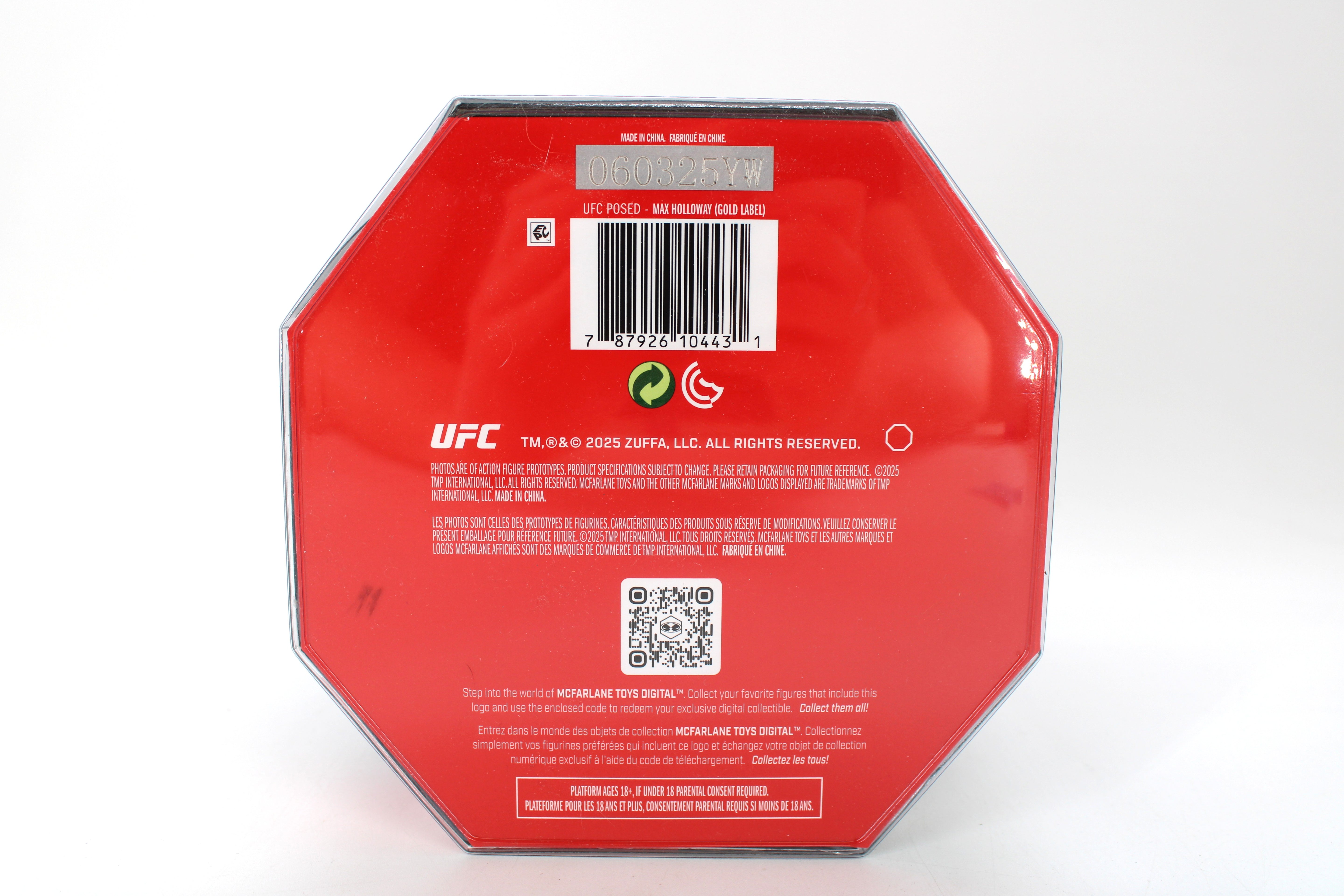 UFC Legacy Series Max Holloway Action Figure (2025 McFarlane Toys) - view 6