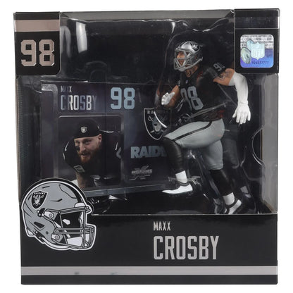 Maxx Crosby (Black Jersey) - Las Vegas Raiders NFL SportsPicks 2024 Posed Figure