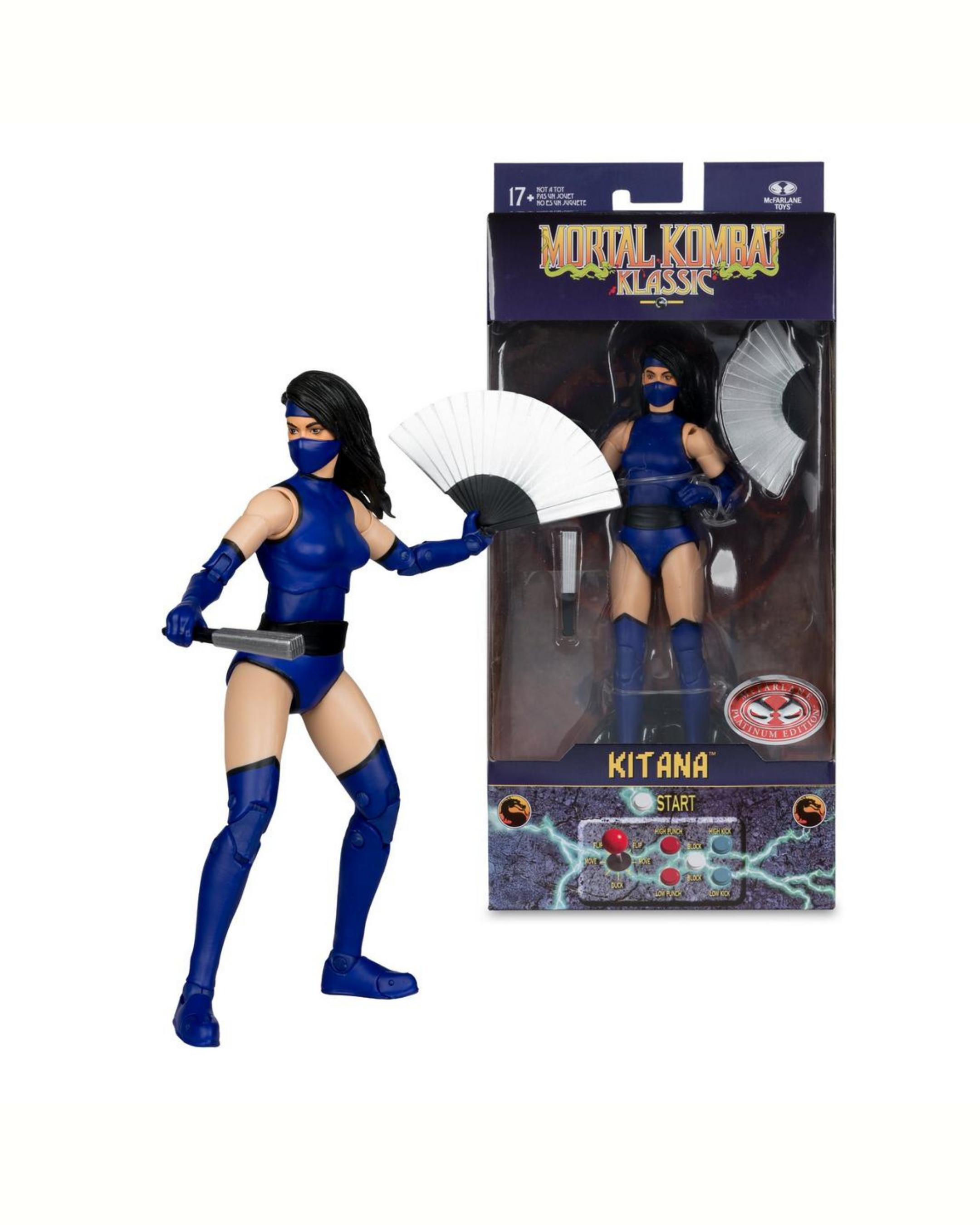 Mortal Kombat Klassic Kitana (Red Platinum) 7" Action Figure