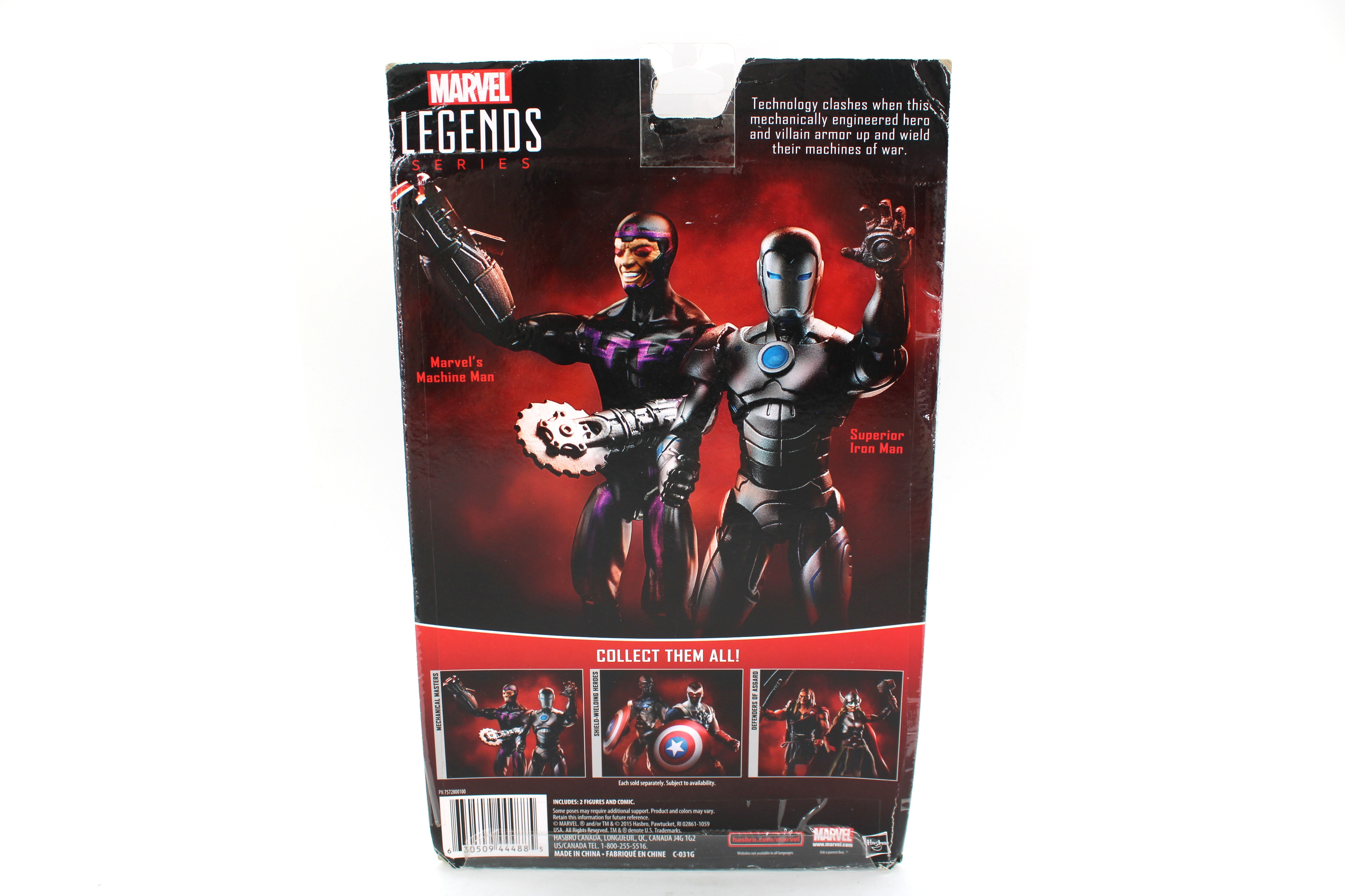 Marvel Legends Series Machine Man & Superior Iron Man 2-Pack Action Figures (2015 Hasbro) - view 2