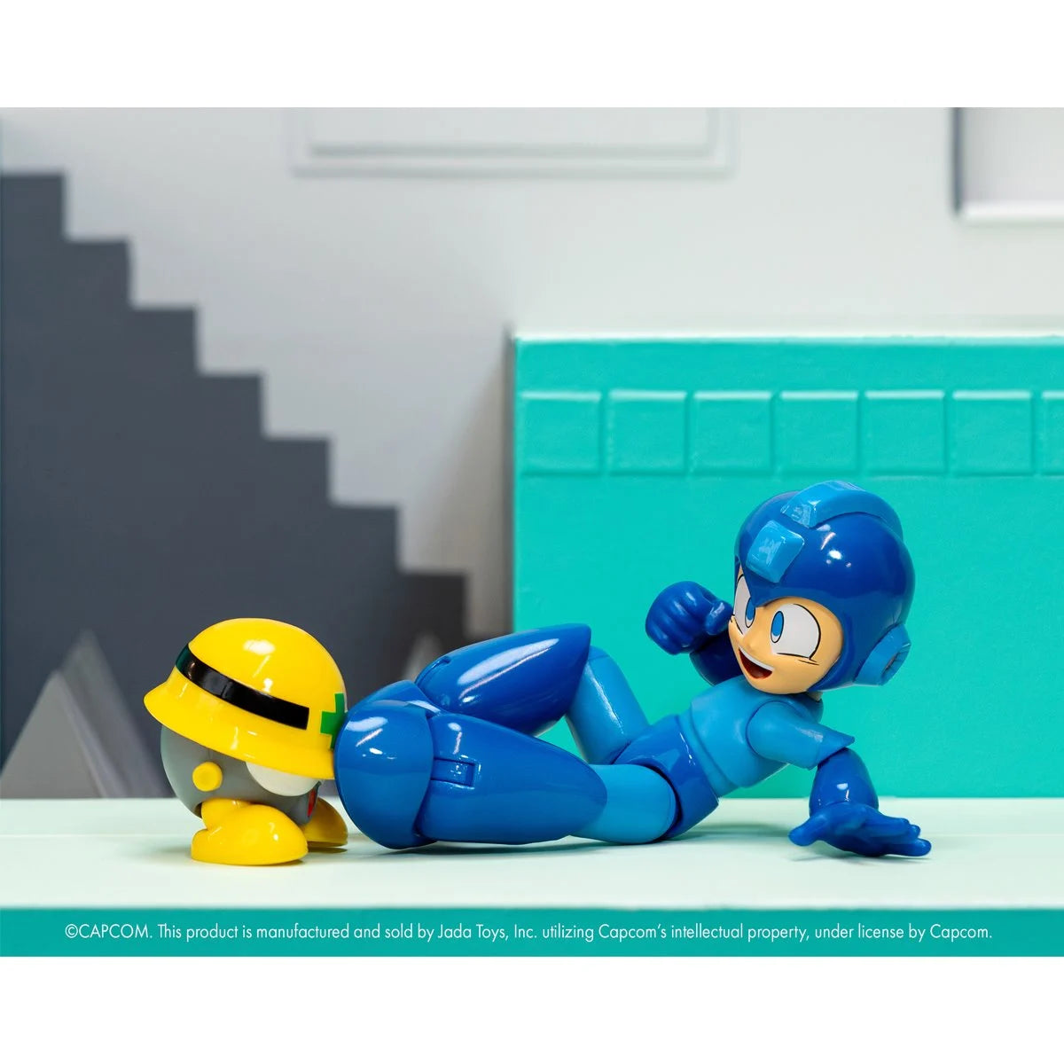 Mega Man Deluxe 1/12 scale action figure by Jada Toys alternate angle view
