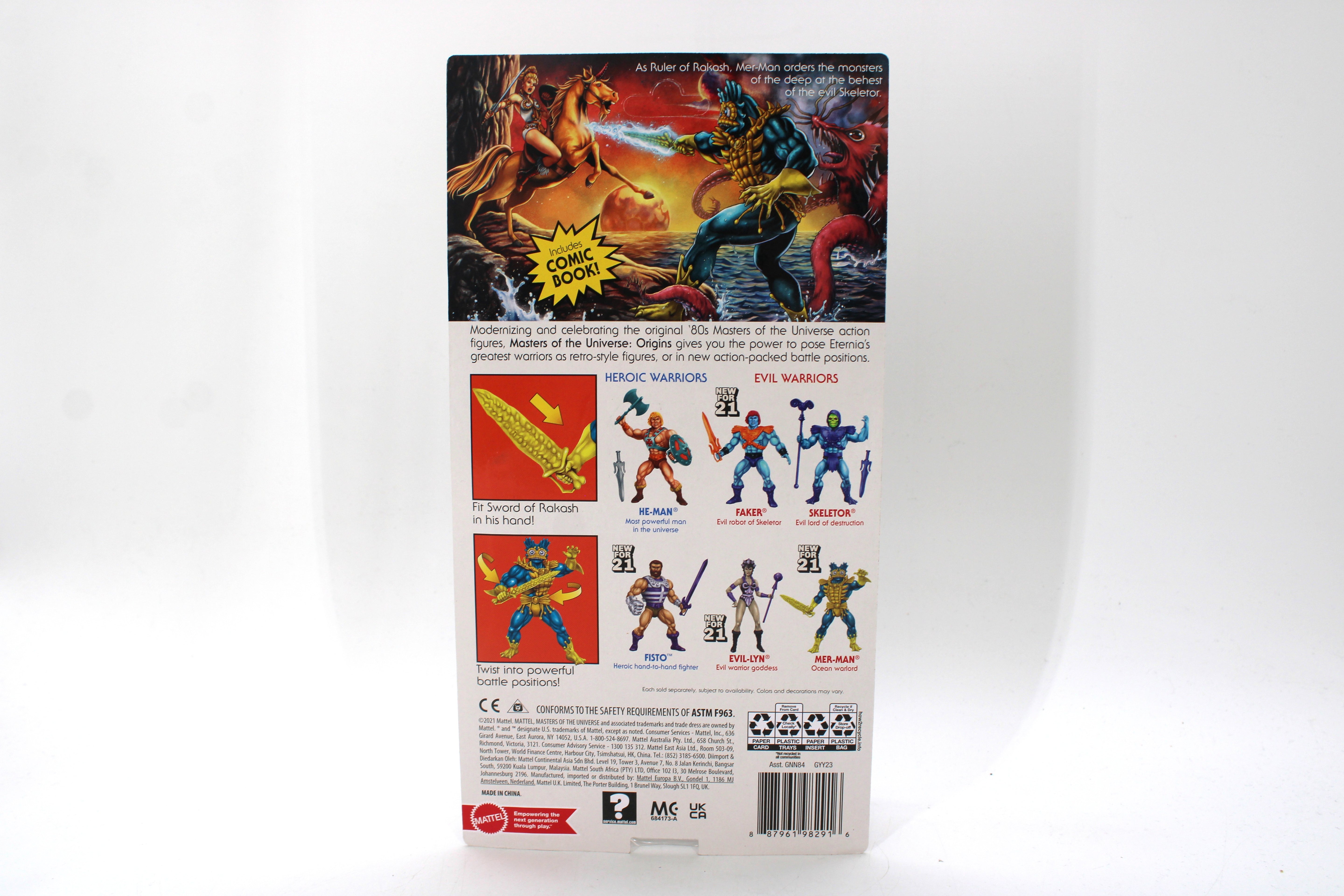 Masters of the Universe Origins Mer-Man Action Figure (2021) - view 2