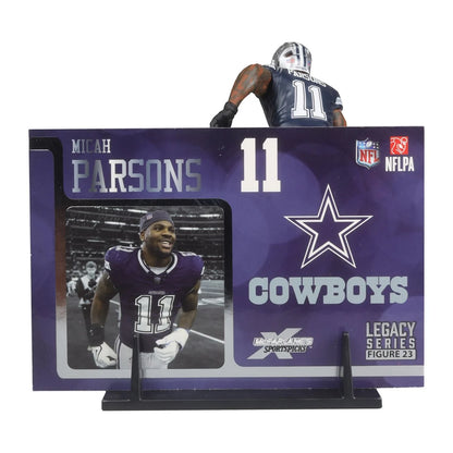 Micah Parsons (Navy Jersey) Platinum Chase - Dallas Cowboys NFL SportsPicks 2024 Posed Figure