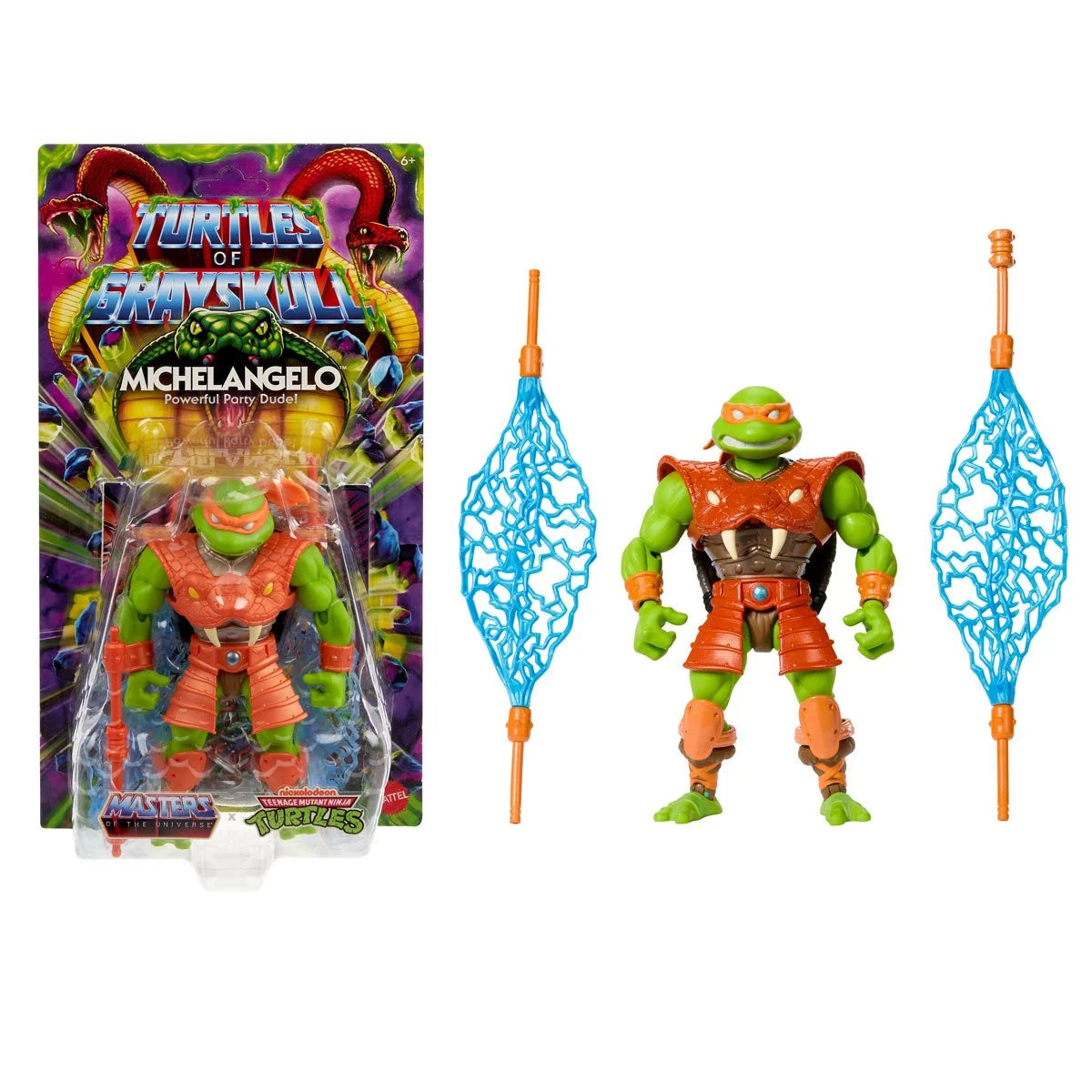 Michaelangelo Masters of the Universe Origins Turtles of Grayskull Wave 6 Action Figure