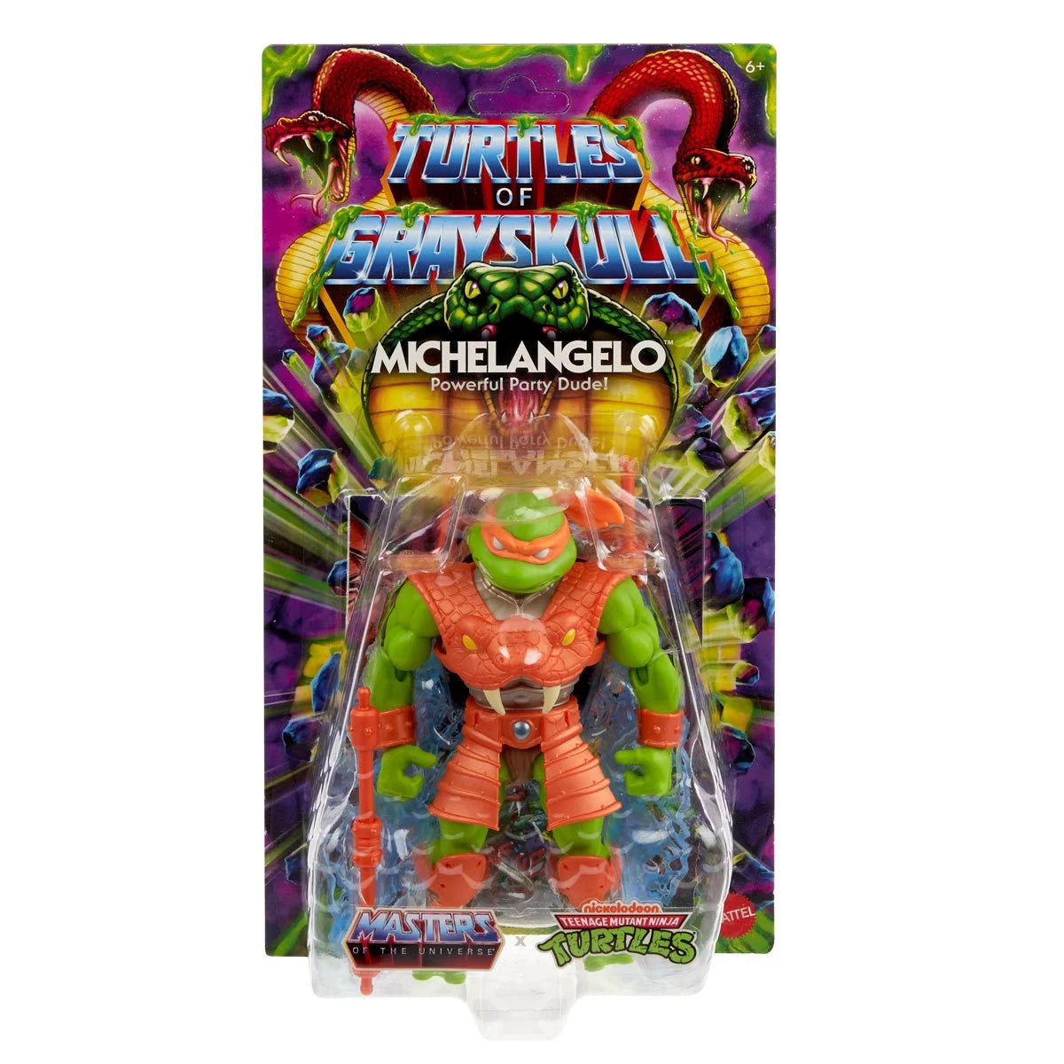 Michaelangelo Masters of the Universe Origins Turtles of Grayskull Wave 6 Action Figure