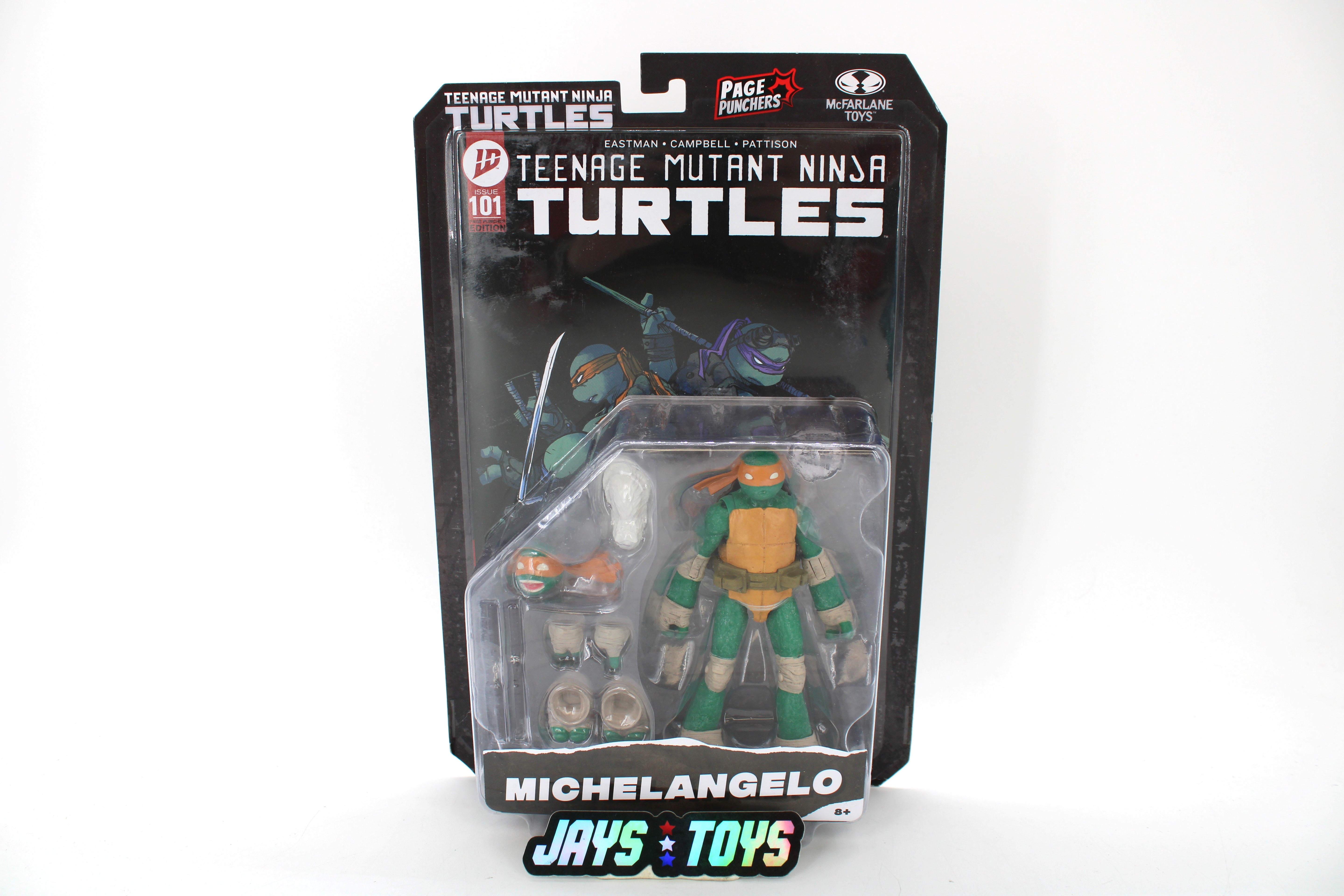 TMNT Michelangelo Page Punchers Action Figure (2025 McFarlane Toys) product image
