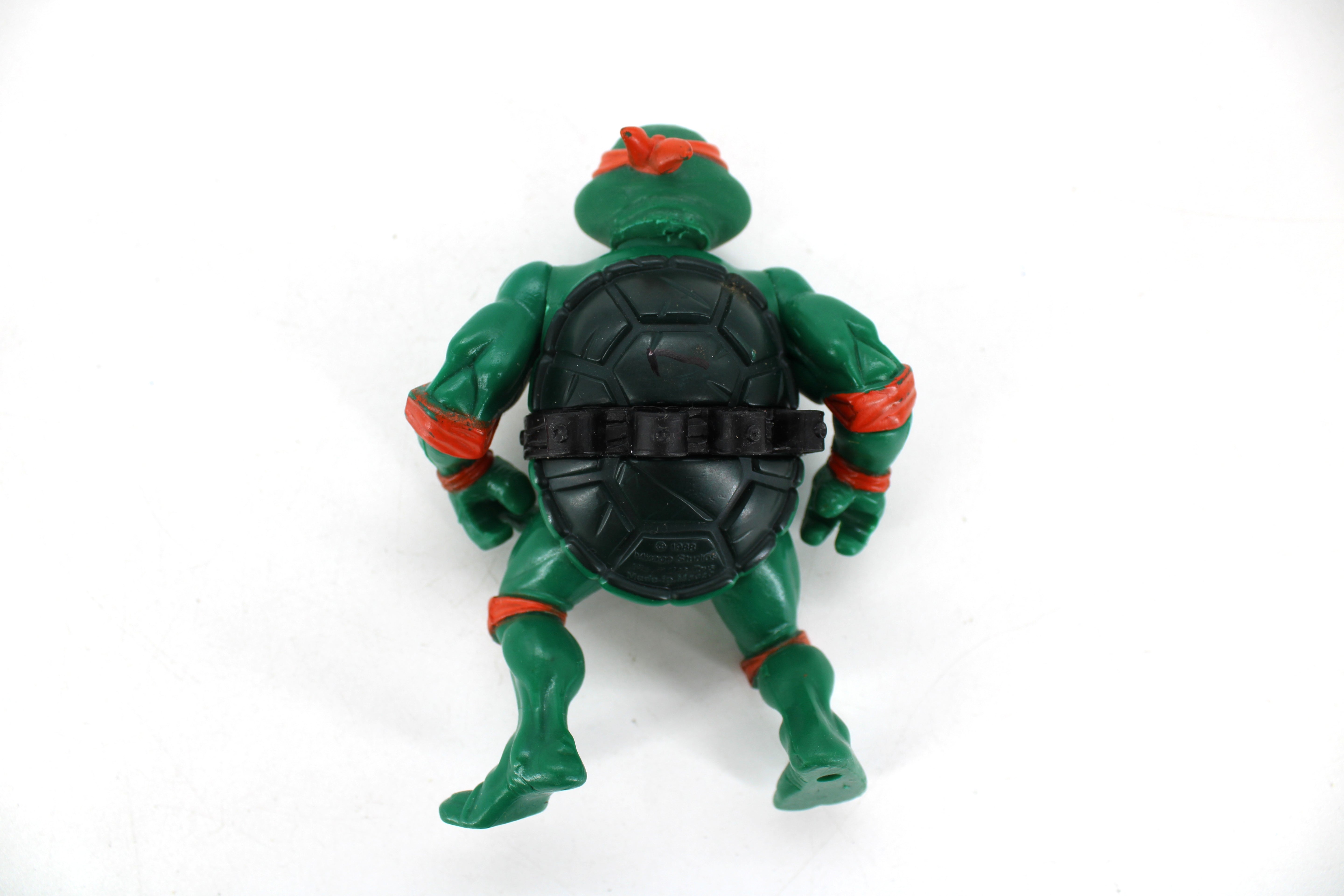 TMNT Michelangelo Soft Head Action Figure (1998 Playmates Toys) - view 3