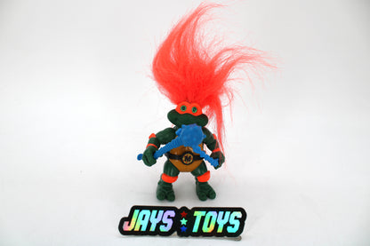 TMNT Michelangelo Turtle Troll Action Figure (1993 Playmates Toys) product image