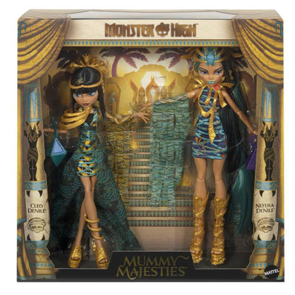Monster High Mummy Majesties Cleo and Nefera de Nile Two-Pack