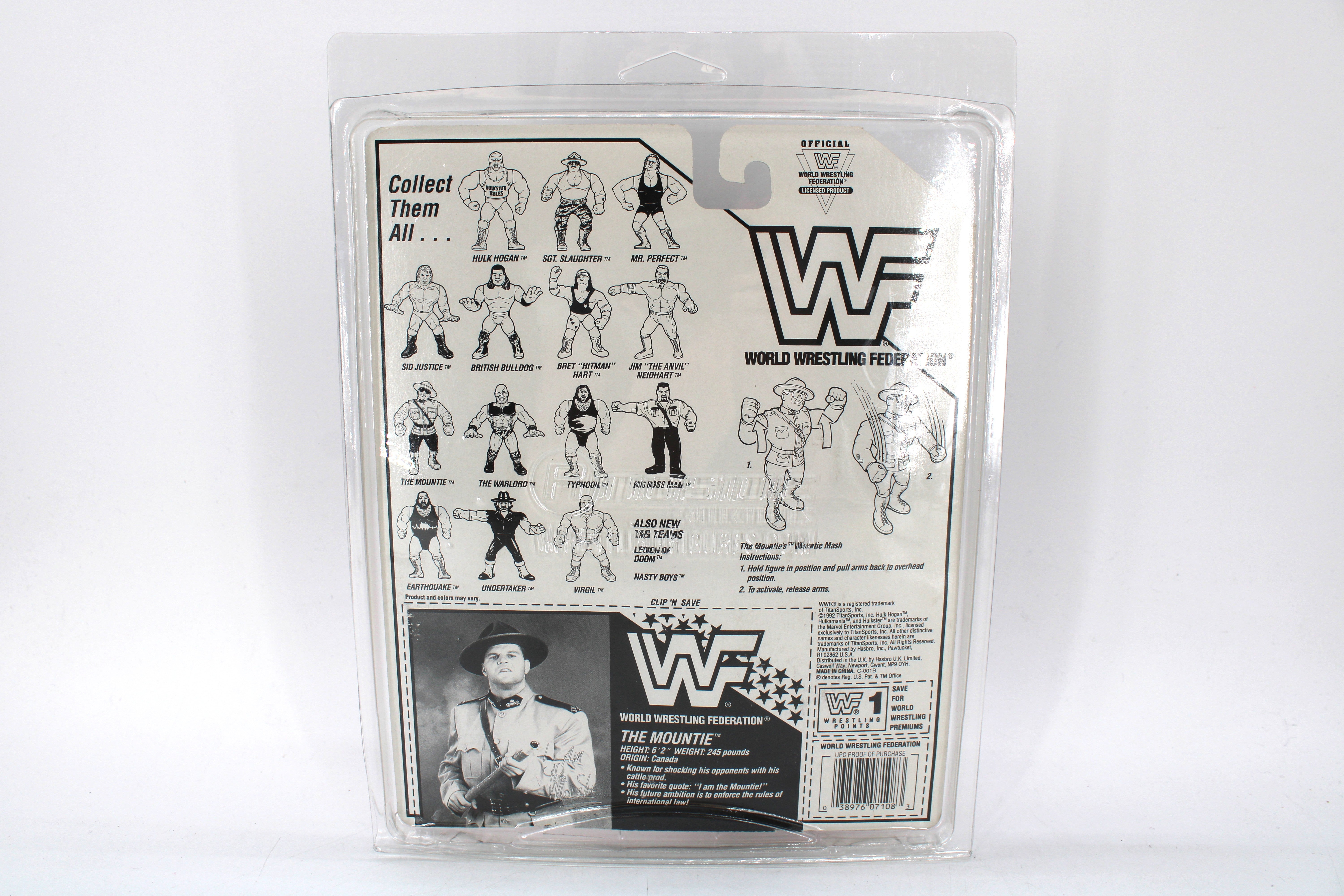 Mountie WWF 4.5-Inch Action Figure | Jay's Toys