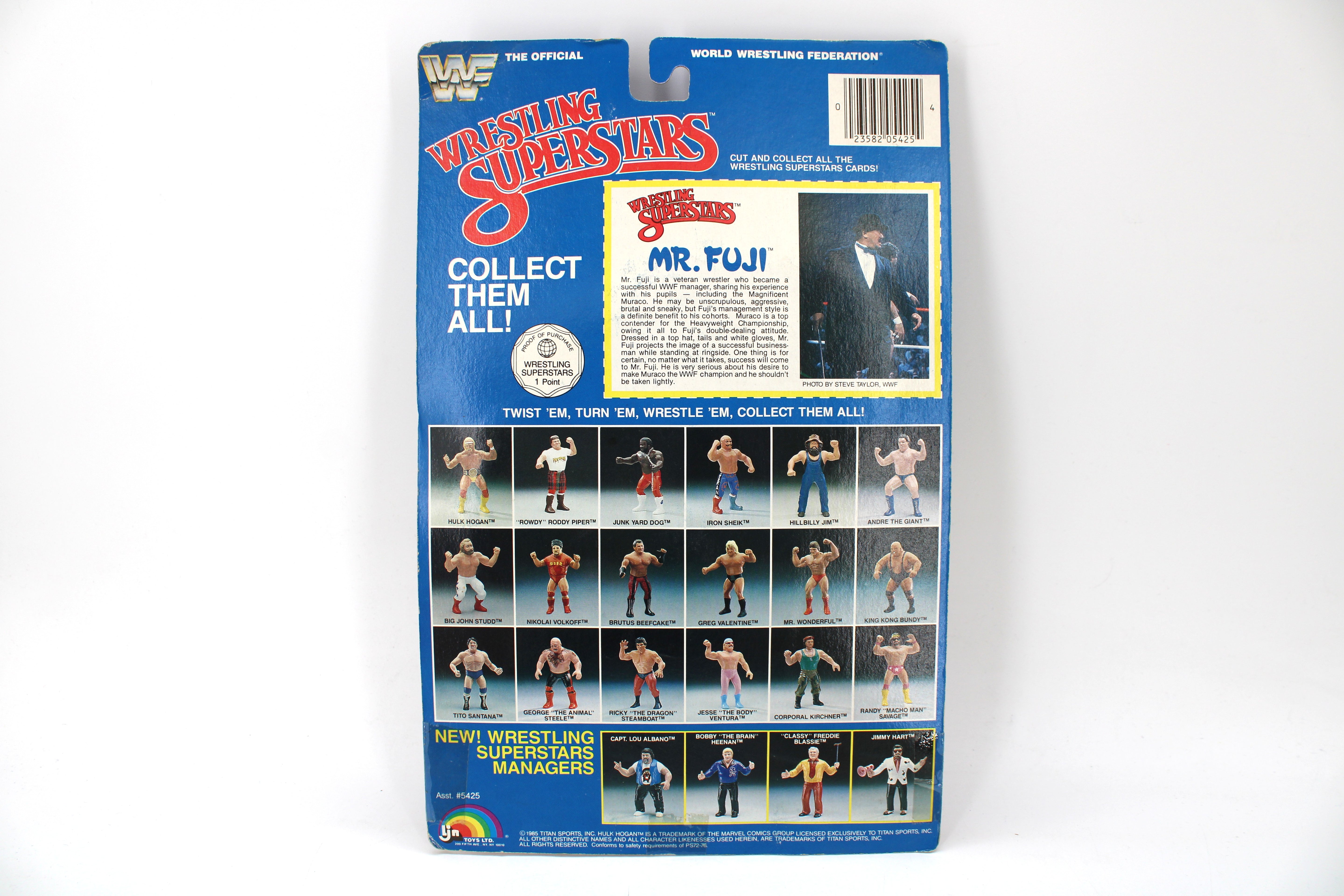 WWF Wrestling Superstars Mr. Fuji Action Figure (1985) - view 2
