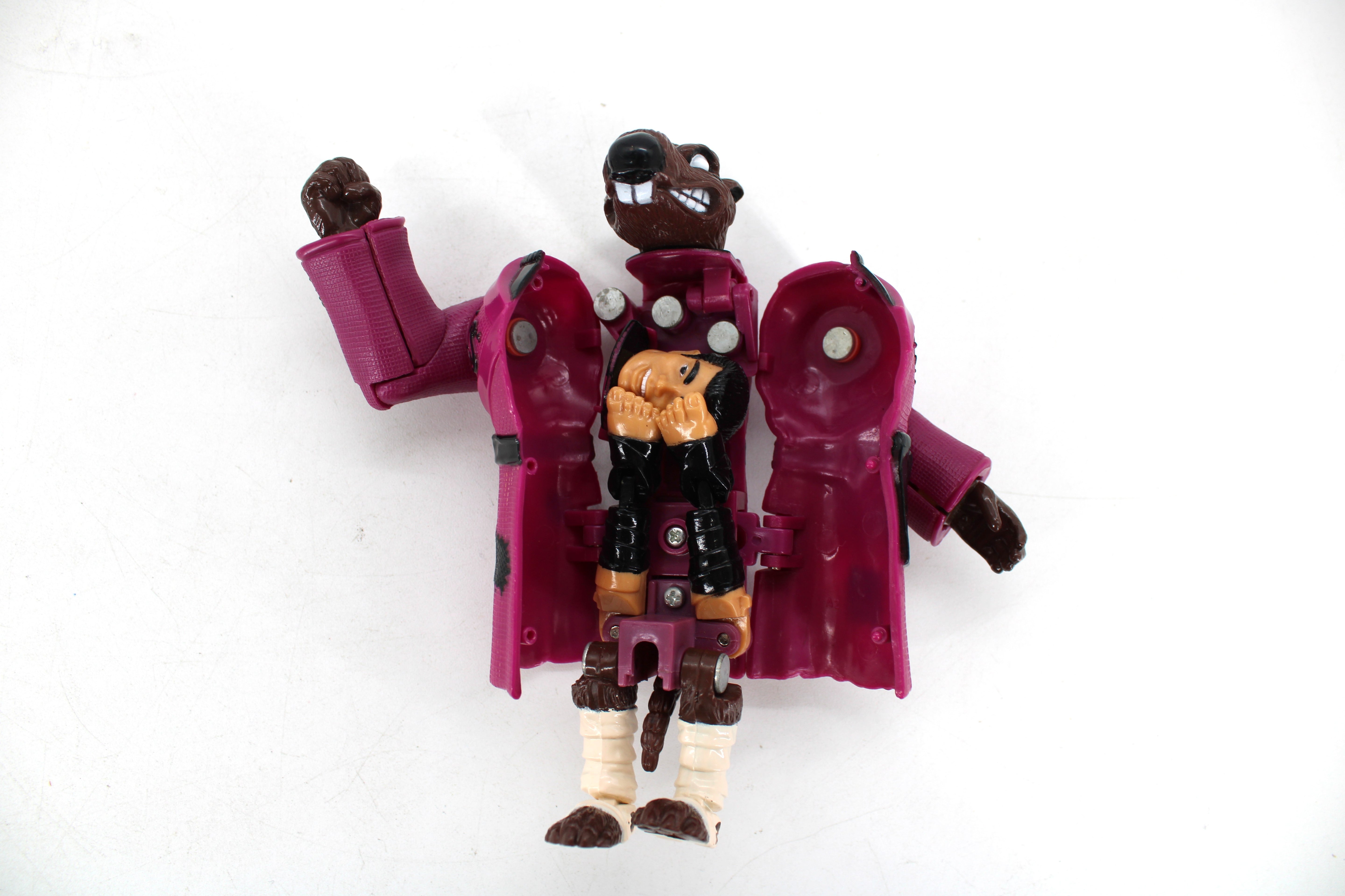TMNT Mutatin' Splinter Action Figure (1992 Playmates Toys) - view 6