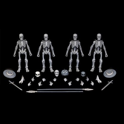 Mythic Legions: Graveyard Skeletons Action Figure 4-Pack