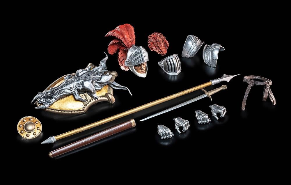 Mythic Legions: Silver Knight 2 Legion Builder Action Figure (Preorder)