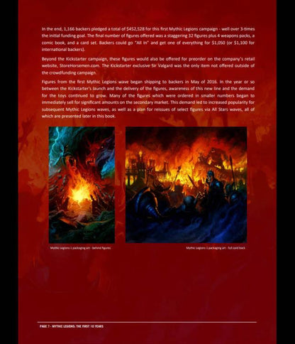 Mythic Legions: The First 10 Years Deluxe Hardcover Book (Preorder)
