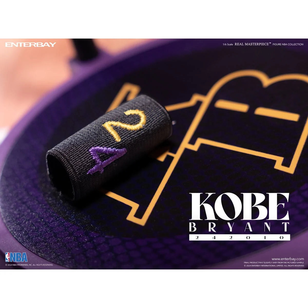 Kobe Bryant NBA Los Angeles Lakers 242010 Real Masterpiece Action Figure