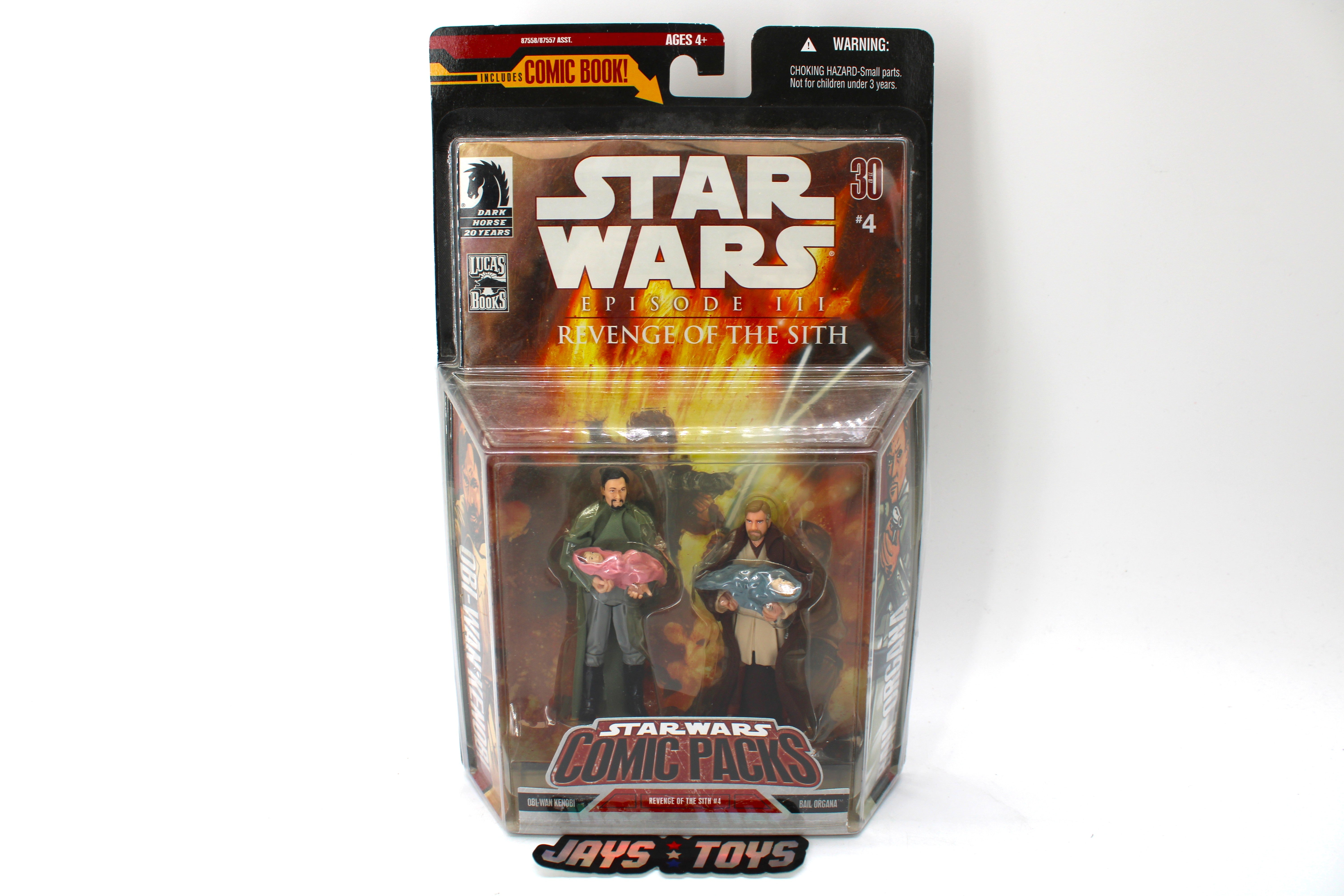 Star Wars Comic Packs Obi-Wan Kenobi & Bail Organa Action Figures (2007) product image