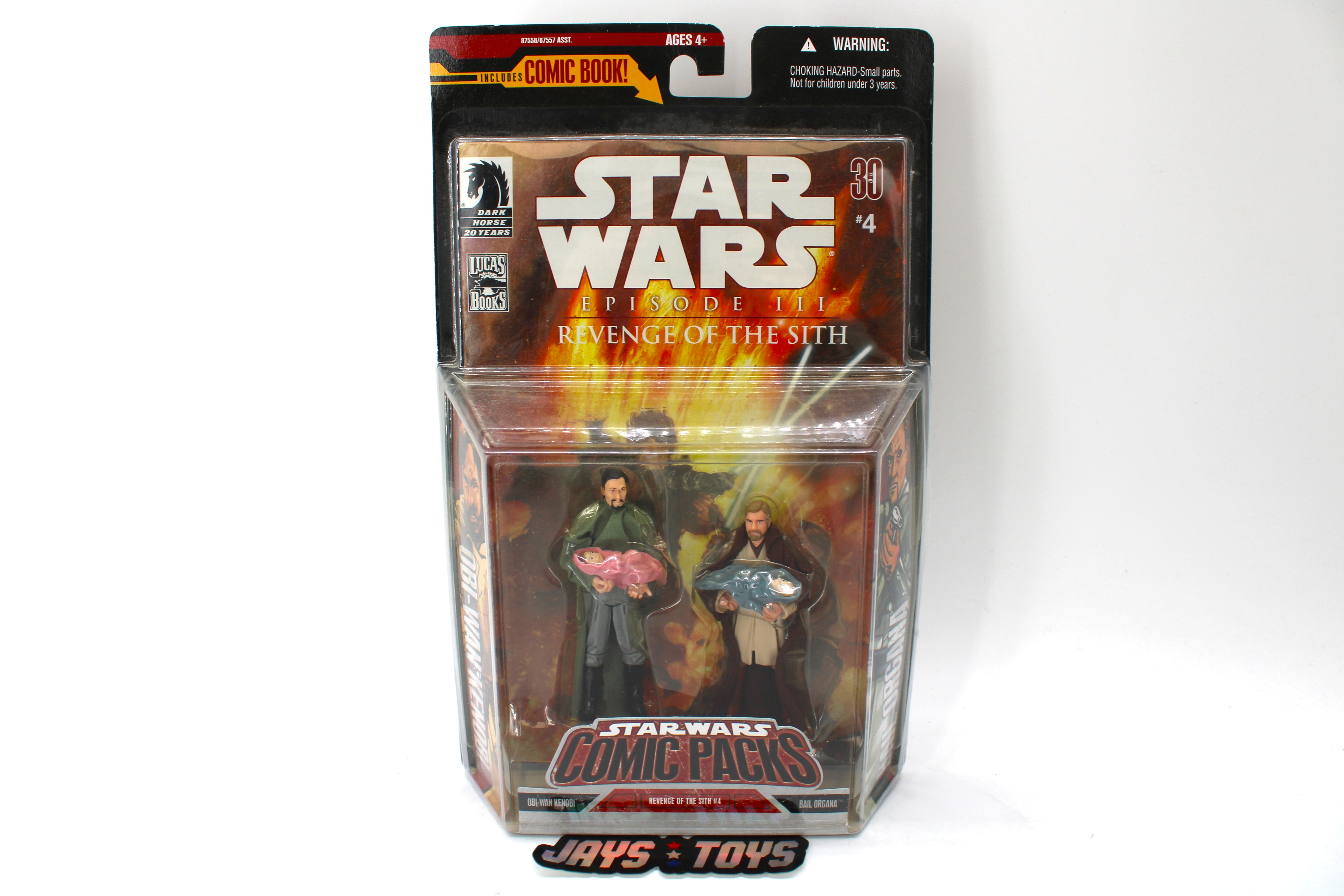 Star Wars Comic Packs Obi-Wan Kenobi & Bail Organa Action Figures (2007) product image